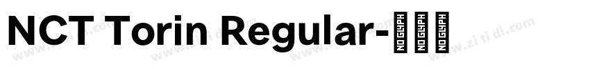 NCT Torin Regular字体转换